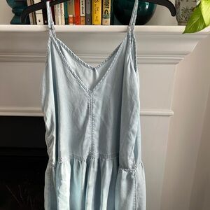 American Eagle Drop waist denim summer dress size medium